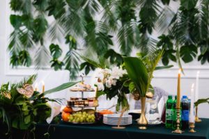 kwiaty na wesele, kwiaty na ślub, tropikalne wesele